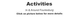 Activities In & Around Fouriesburg Click on picture below for more details